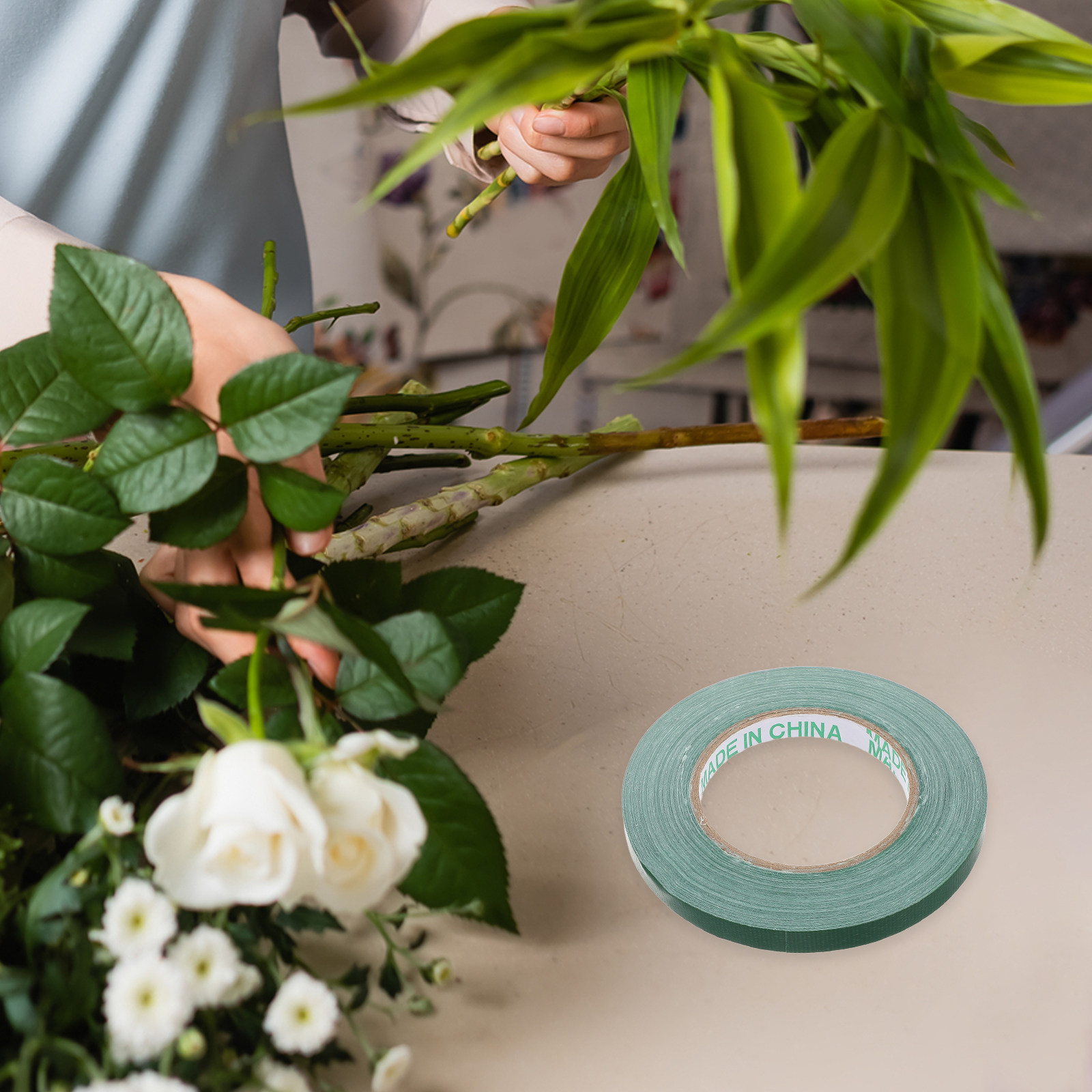 Floral Tape Green - Hellgrünes Blumenband 1 Rolle Wasserdicht Stark