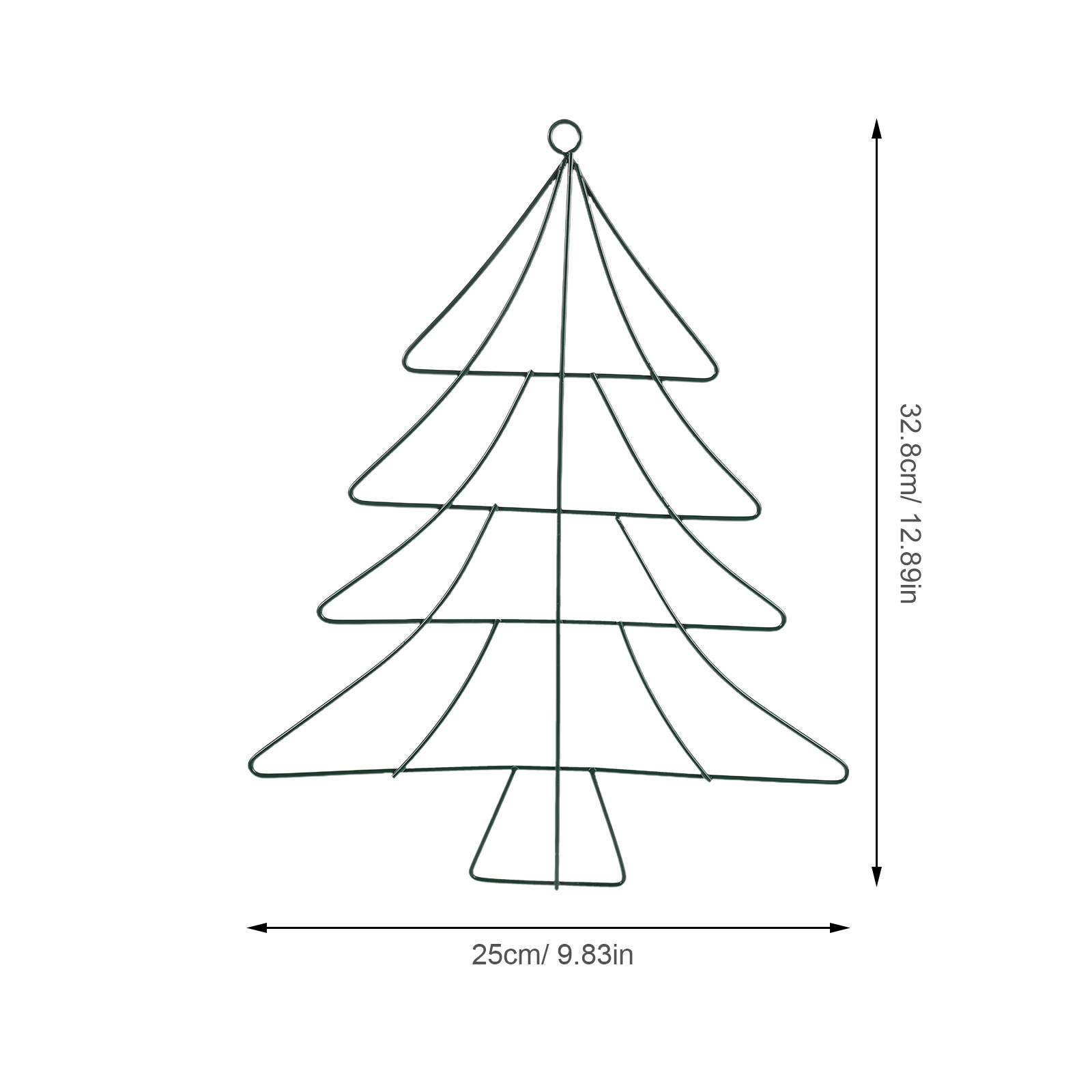 Wetterfester Weihnachtsbaumkra – Wreath Form Wire Bewertung und Preis
