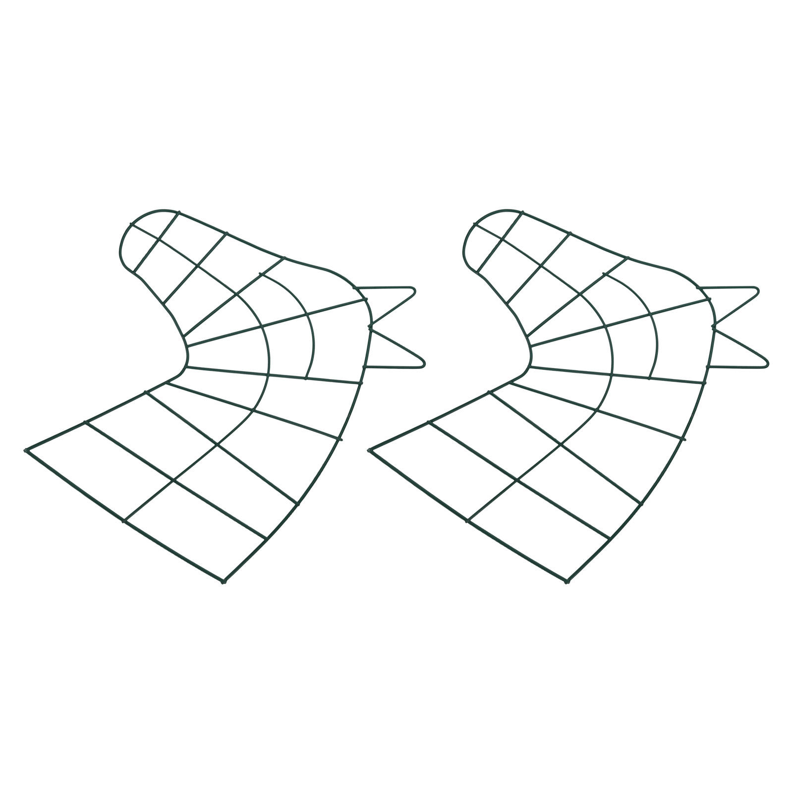 2 Stück Metall-Pferdekopf-Kran – Wreath Form Wire Bewertung und Preis