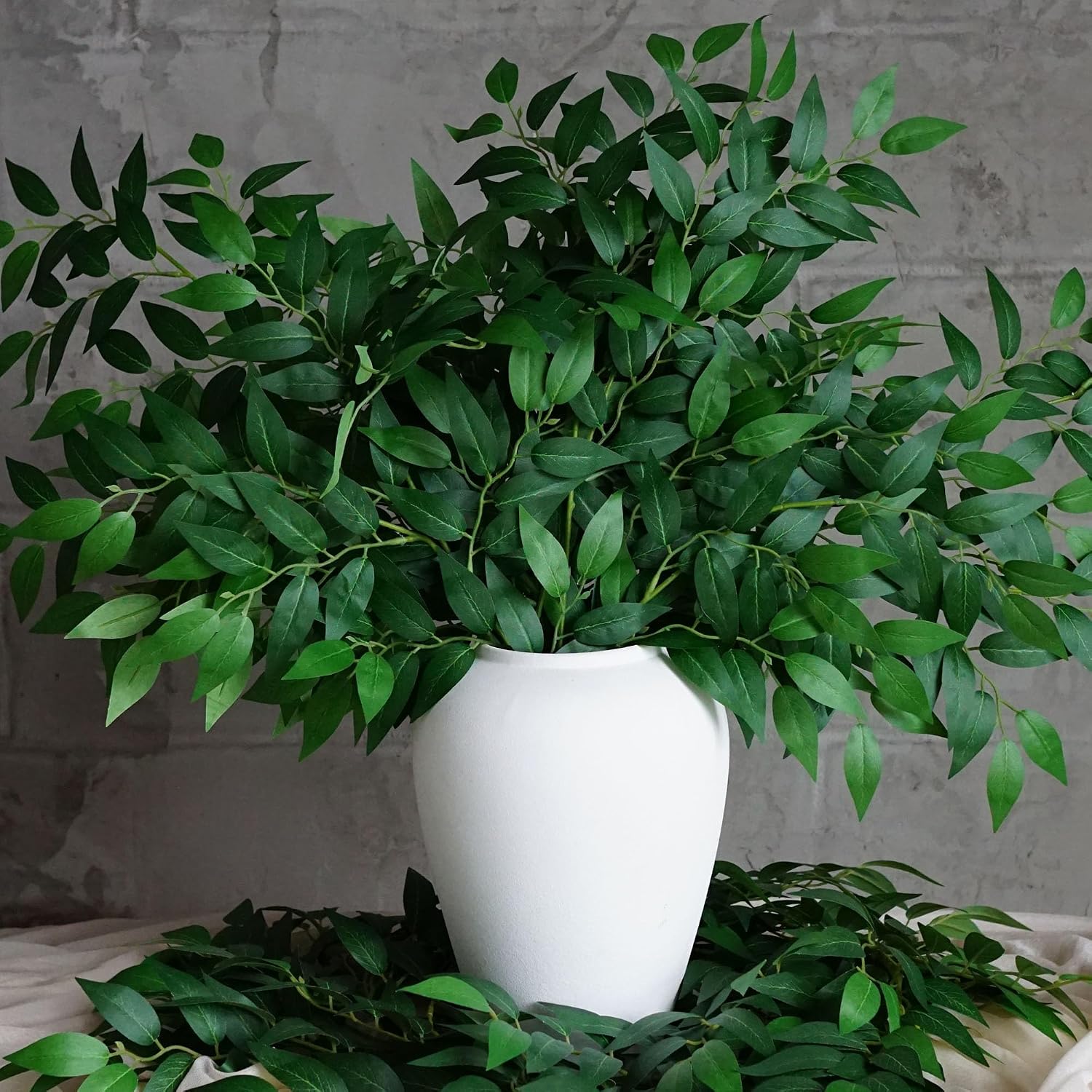 130 Stück 68 cm künstliche ita – Ruscus Stem Faux Bewertung und Preis