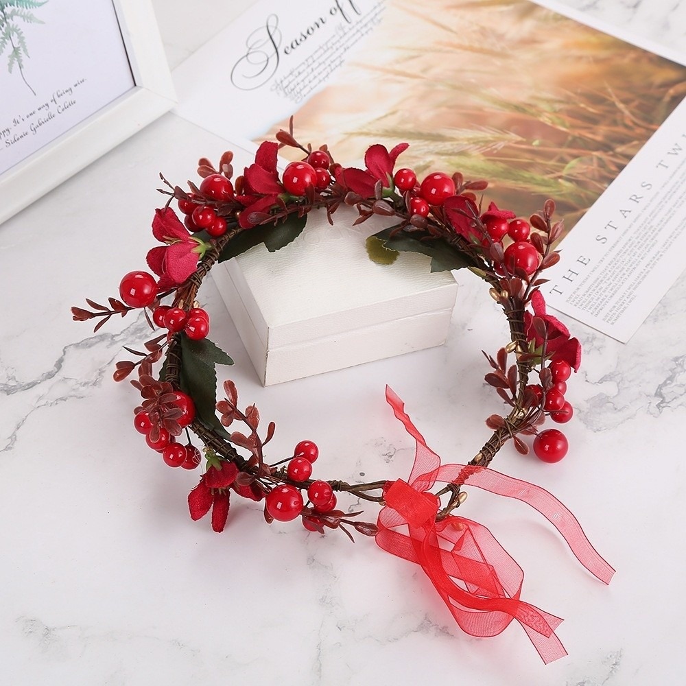 Große Rote Beerengirlande Rote – Floral Tape Green Bewertung und Preis