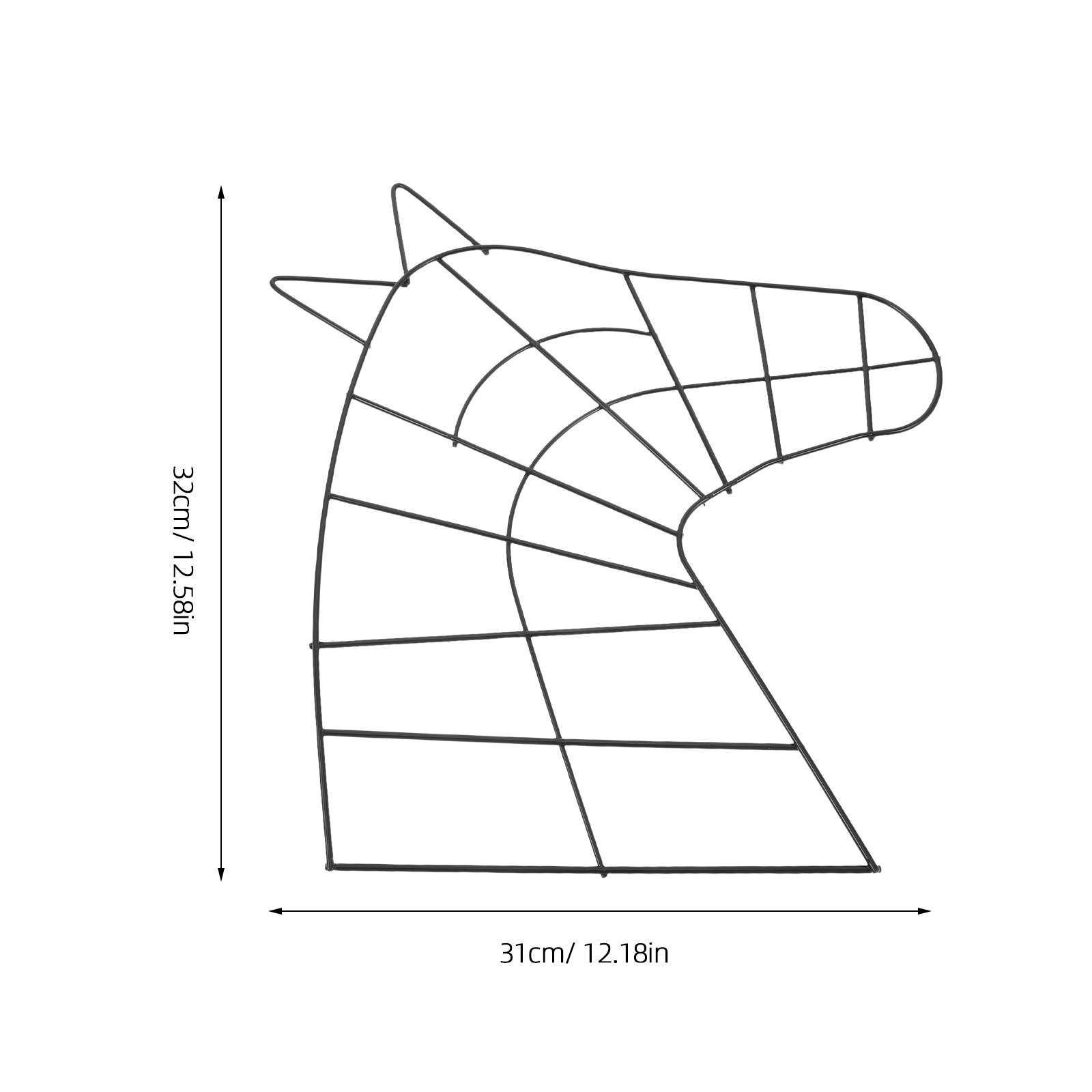 2 Stück Kopfkranzform Metall-B – Wreath Form Wire Bewertung und Preis